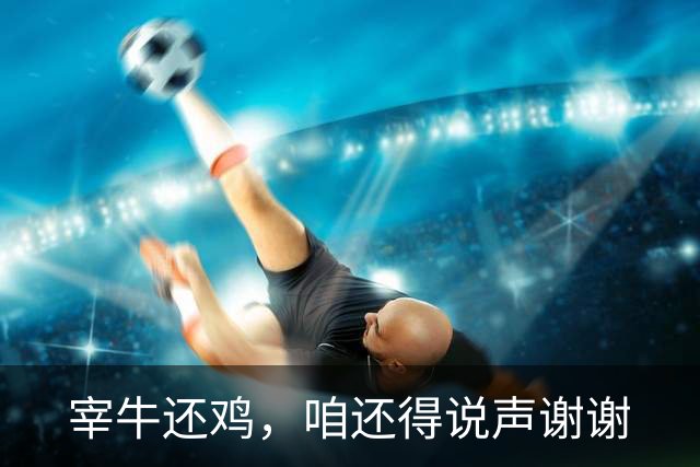 宰牛还鸡，咱还得说声谢谢